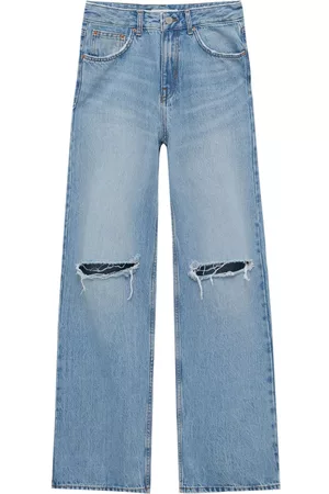 Pull&Bear Ženy Široké nohavice - Džíny