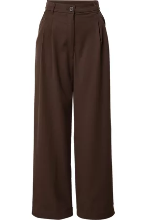 Monki Ženy Společenské - Kalhoty se sklady v pase