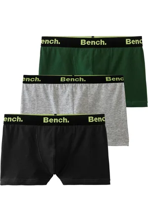 Bench Balam ombre waistband 3 pack trunks in black