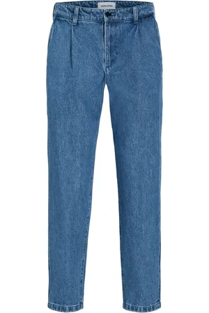 JACK & JONES Džíny se sklady v pase 