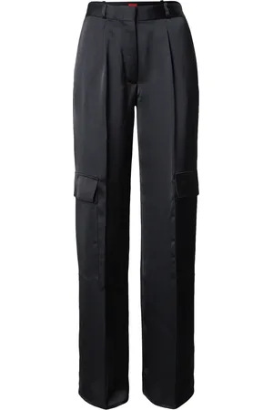 HUGO BOSS Kalhoty se sklady v pase 
