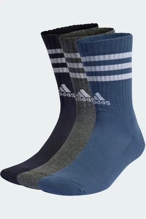 adidas Ponožky 3-Stripes Cushioned Crew – 3 páry