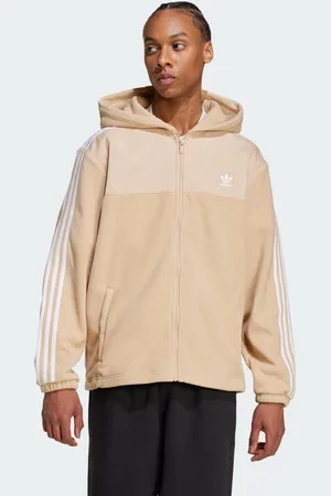 adidas Mikina Adicolor 3-Stripes Teddy Fleece