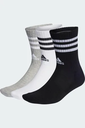 adidas Ponožky 3-Stripes Cushioned Crew – 3 páry