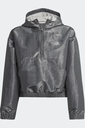 adidas Sportovní bunda Dance Loose Fit Woven Half-Zip Hooded