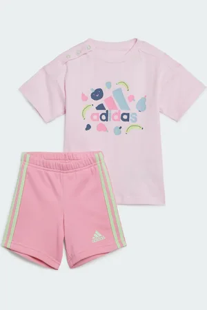 adidas Souprava Essentials Allover Print Tee Kids