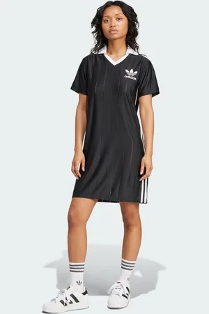 adidas Šaty Adicolor 3-Stripes Pinstripe