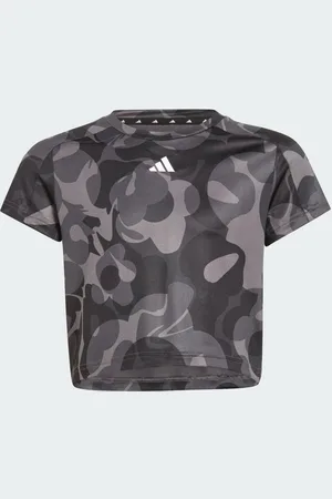 adidas Essentials AEROREADY Seasonal Print Crop T-Shirt Kids