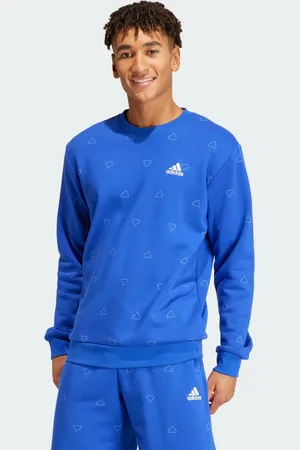 adidas Seasonal Essentials Monogram Graphic Crew Sweatshirt