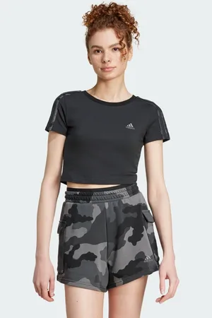 adidas Essentials 3-Stripes Camo Print Baby T-Shirt