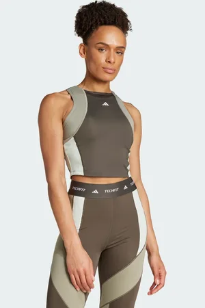 adidas Tílko Techfit Colorblock Training Crop