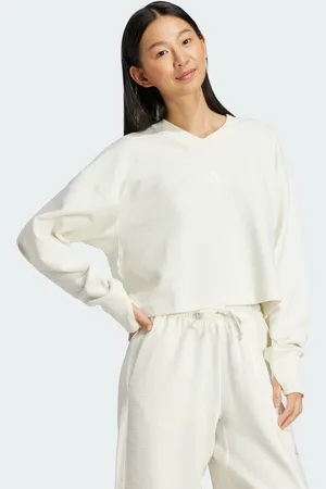 adidas Mikina ALL SZN Ribbed V-Neck