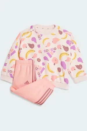 adidas Souprava Essentials Allover Print Jogger Set Kids