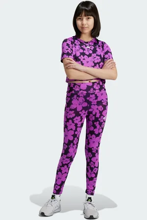 adidas Legíny Train Essentials Seasonal Printed High Waisted 7/8 Training Kids