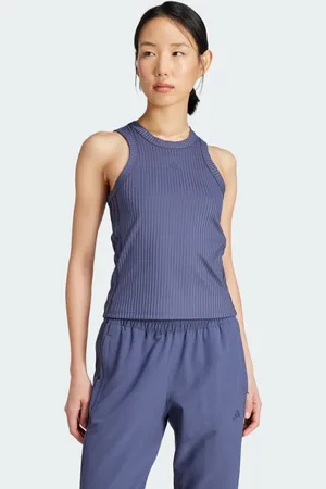 adidas Tílko All Gym Seasonal Rib Tight Fit Tonal 3-Stripes