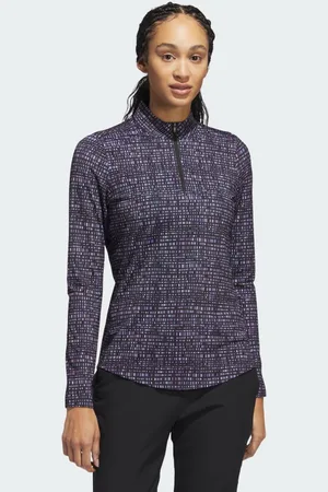 adidas Top Ultimate365 Printed Quarter Zip Mock