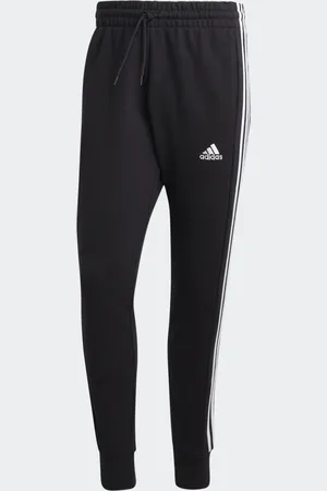 adidas Kalhoty Essentials French Terry Tapered Cuff 3-Stripes
