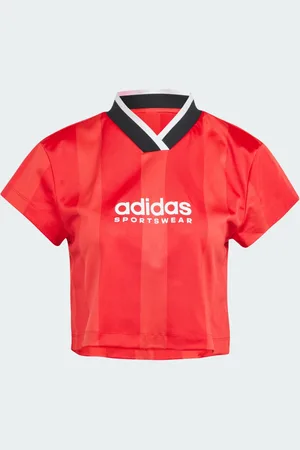 adidas Tričko Tiro Colorblock Crop