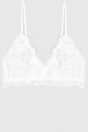 ANINE BING Lace Bra With Trim