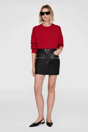 ANINE BING Steel Skirt