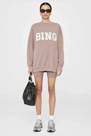 ANINE BING Tyler Sweatshirt Satin Bing