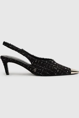 ANINE BING Nina Heels with Metal Toe Cap