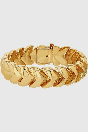 ANINE BING Layered Heart Chain Bracelet