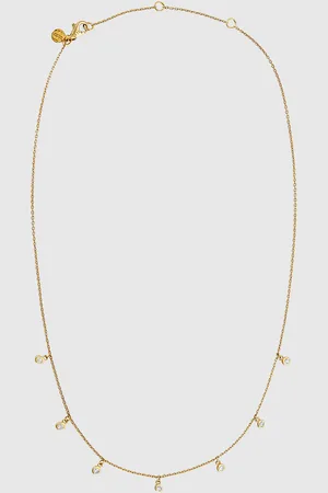 ANINE BING Diamond Droplet Necklace