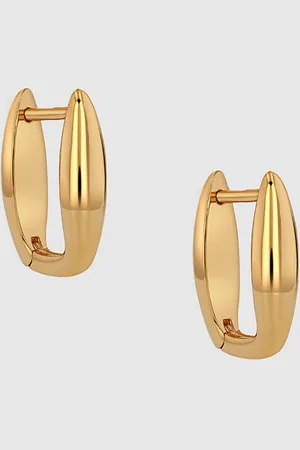 ANINE BING Oval Link Earrings