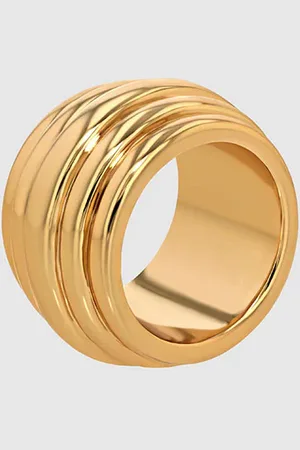 ANINE BING Chunky Ribbed Ring