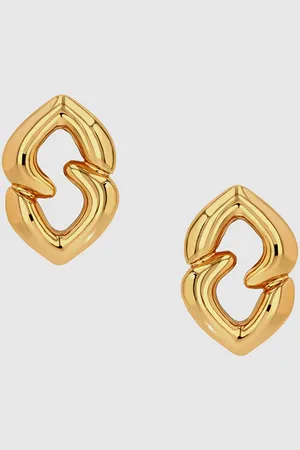 ANINE BING Abstract Heart Earrings