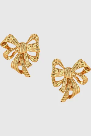 ANINE BING Bow Earrings