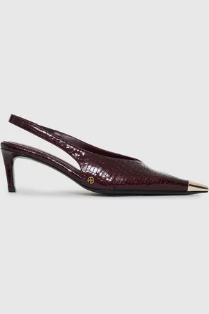 ANINE BING Nina Heels With Metal Toe Cap