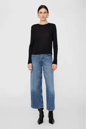 ANINE BING Amani Long Sleeve Tee