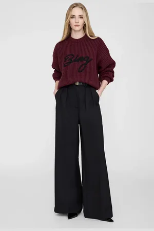 ANINE BING Sydney Crew Sweater Signature