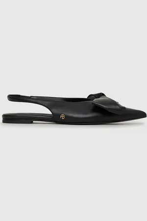 ANINE BING Nina Slingback Flats With Bow