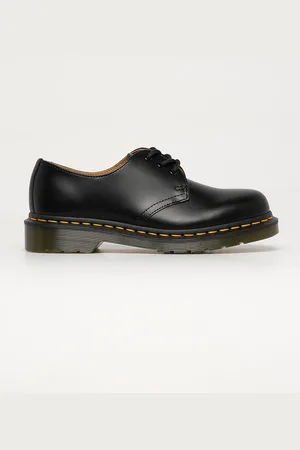 Dr. Martens Kožené polobotky 11838002 1461 barva, na plochém podpatku