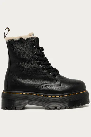 Dr. Martens Kožené workery 25637001 Jadon Fl barva, na platformě, zateplené