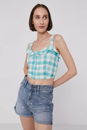 Pepe Jeans Halenka VALENTINA dámská, barva, károvaná