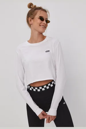 Vans Tričko s dlouhým rukávem dámské, barva, VN0A4OUQWHT1-White