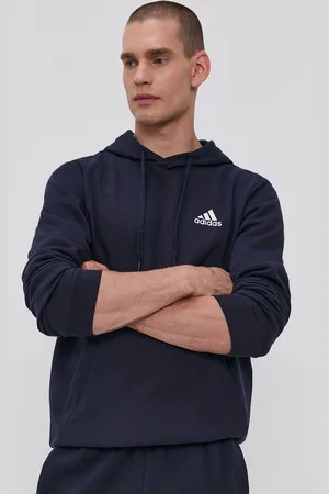 adidas Mikina H12216 pánská, tmavomodrá barva, hladká