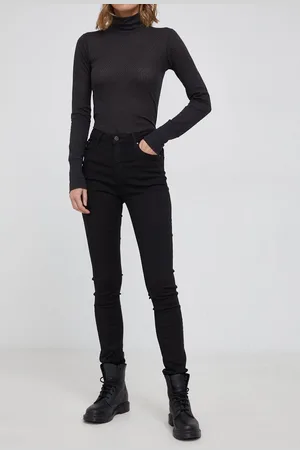 Pepe Jeans Kalhoty Regent dámské, high waist