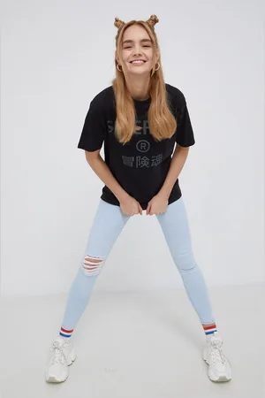 Superdry Džíny dámské, high waist