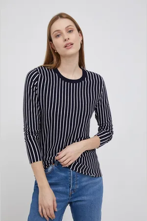 DKNY Svetr dámský, tmavomodrá barva, lehký