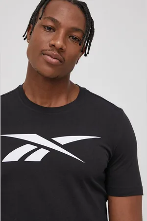 Reebok Bavlněné tričko barva, s potiskem, HD4000.100052762