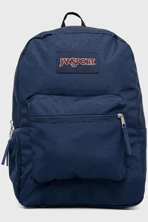 JanSport Batoh tmavomodrá barva, velký, hladký