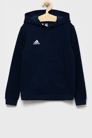 adidas Dětská mikina H57517 tmavomodrá barva, s aplikací