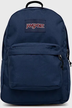 JanSport Batoh tmavomodrá barva, velký, hladký