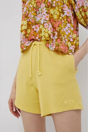 Billabong Kraťasy dámské, barva, hladké, high waist