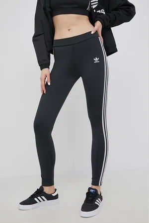 adidas Legíny Adicolor HF7536 dámské, barva, s aplikací, HF7536-BLACK